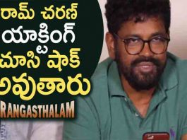 Director Sukumar Talking About Ram Charan Performance In Rangasthalam