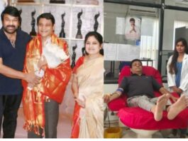 Famous actor who donated blood 100 times: Chiru honored Raghava