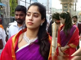 Actress Janhvi Kapoor visits Tirumala Swamiji